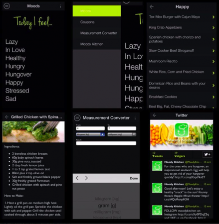 Total layout of the application